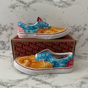 Vans Old Skool Tie Dye Block Multicolor Shoes Sneakers